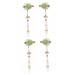 Angoily 2 Pairs Tassel Hair Clip Chinese Jade Tassel Chinese Jade Hairpincostume Hanfu Hairpin Japanese Womens Hair Clips Hair Barrettes Chinese Hairpin Accessories Kimono