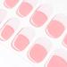Danni & Toni 28 Semi-Cured Nail Wraps - Pink French Manicure Stickers - Buy Online on GoSupps.com