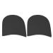 Shoe Repair Rubber Heel Replacement Anti Slip Heel Pads 3mm Thick 1 Pair Anti Skid Wear Resistant Shoes Sole Raised Grain Rubber Shoes Sole (Black)