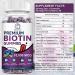 Biotin Gummies for Hair, Skin & Nails Growth - 10000mg Vitamins - Blueberry Flavor - 60 Count Vegan Pectin - Men, Women, Kids - Buy Online on GoSupps.com