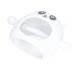 Silicone Hand Teethers Toy  Wrist Teether Toy Prevent Dropping Teether Chew Toys Wearable Wrist Teething Chew Toy Soft Baby Hand Teether Toy(White)