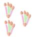 Balacoo 24 Pcs Sponge Applicator Eye Shadow Stick Makeup Utensils Eyes mediumx3pcs As Shownx3pcs
