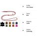 Adjustable Fat Leather Dog Leash for Small & Large Dogs - 2m 2.4m 2.8m 3.5m 5m - Red - Durable & Stylish - Buy Online on GoSupps.com