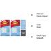 Clear Medium Refill Strips 2 Pack - Easy Replacement for Secure Adhesion - Buy Online on GoSupps.com