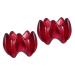 Beavorty 2 STK Massage device resin tools Face shame deep tissue scratching body abstritrip rolling roller body massage scraper resin Harz Gua Sha Tool Care Massagestab Suchaber red