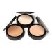 3 Colors Pressed Powder | Waterproof Oil Control | Whitening Face Foundation | For All Skin Tones (2#) - Buy Online on GoSupps.com