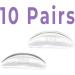 GMS Optical 1.8mm Anti-Slip Silicone Nose Pads - 10 Pair Clear Adhesive Eyeglass Nose Pads for Glasses and Sunglasses - Buy Online on GoSupps.com