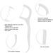 120pcs Portable Dental Floss Picks - Tooth Stain Removal & Oral Care Tool | Disposable Dental Floss Sticks for International Shipping - Buy Online on GoSupps.com