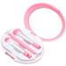 LALADEFIEE 1 Set 5 Pcs Eye Brush Makeup Eyeshadow Premium Makeup Brush Kit Cosmetic Tool Beauty Kit Pink - Buy Online on GoSupps.com