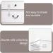 4 Pcs Child Safety Locks Multifunctional Baby Proofing Cabinet Locks Strong Adhesive Baby Strap Locks for Cabinets Drawers Toilet Fridge - Buy Online on GoSupps.com
