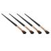 Zetiling 10pcs Sickle Shaped Nose Contour Brushes - Soft Hair Makeup Brush Set for Precision and Comfort | International Shipping - Buy Online on GoSupps.com