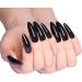 rongweiwang 1 Set False Nails Wear-resistant Various Shapes Fine Workmanship Exquisite Appearance Easy to Wear Fake Accessories SM17-B Black - Buy Online on GoSupps.com