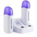 LIARTY New Effective 2pcs Electric Rolling Epilator Cartridge Double Depilatory Heater Waxing Paper Hair Removal (Blue)