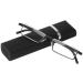Kokobin Reading Glasses (2 Pack) - Ultra-Light TR90 Half Glasses with Metal Frame +3.5 Diopters Stylish Lightweight Reading Aid for Men & Women Includes Glasses Case - Black & Brown - Buy Online on GoSupps.com