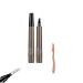 BARASH Magic Eyebrow Pencil with Eyebrow Razor 3D Waterproof Microblading Eyebrow Pencil Contour Pen 4 Tipped Precision Eyebrow Pen Fine Stroke Eyebrow Pencil Natural Size Gray Bro