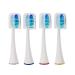 Voom Sonic Pro 7 Series Replacement Brush Heads - Pack of 4 | Soft Dupont Nylon Bristles | Oral Care - White | Advanced Bristle Technology - Buy Online on GoSupps.com
