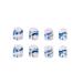 Bufenia Artificial Nails - Square Short White Gradient - 24pcs | International Shipping Available - Buy Online on GoSupps.com
