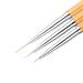 Lovenails Finelin Brush Set - 3-Piece Gold Nail Art Brushes for Detailed Designs & Paintings - Buy Online on GoSupps.com
