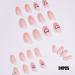 Vemalo Medium Heart Nude Fake Nails - 24Pcs Coffin Press on Acrylic Nails for Women and Girls - Buy Online on GoSupps.com