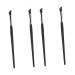 Baluue 4 Pcs Eyebrow Brush Thin Makeup Brush Face Brush Cleansing Angled Brow Brush Artificial Fiber