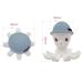 M mbella 8125 Teething Ring - Silicone Octopus in Light Blue | Safe & Soothing for Babies - Buy Online on GoSupps.com