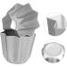 Zerodeko 2pcs Octagonal Cake Mold Baking Pan Baking Cup Tartlets Pans Cupcake Baking Mold Chocolate Mini 7.5x7.5x6.5cm Silver - Buy Online on GoSupps.com