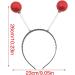 hgnxa Fashion Unisex Adult Headband with Cute Ornaments Headpieces Halloween Party Headwear Be the Center of Attention Red - Buy Online on GoSupps.com