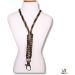 Tough Paracord Neck Lanyard for Dog Whistles & Clickers ID Keys Braided Knot (Green/Brown) - Buy Online on GoSupps.com