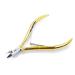Nghia Professional Steel Cuticle Nipper C-118 (Previously D-501) Osimihome Gold Plated Cuticle Cutter Trimmer Manicure Tools with Double Spring  Perfect Nail Care Tool at Home/Spa/Saloon(1 Pcs)