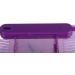 Aquarium Fish Tank Transparent Aquarium Fish Tank LED Acrylic Three Divisions Breeding Isolation Box for Small Fishes Mini Breeding Fish Tank (Purple) - Buy Online on GoSupps.com