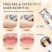 2-in-1 Facial Epilator for Women with LED Light - Painless Hair Removal for Face, Armpit, Leg, Bikini Area - Includes 2 Cleaning Heads - White Pink - Buy Online on GoSupps.com