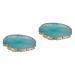 FOMIYES 2pcs Nail Rest Stand Eyeshadow Palette Eyeshadow Mixing Resin Palette Bracket Round Eye Shadow