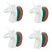 FRCOLOR 4 Pieces Nail Deaf Makeup Brush Makeup Powder Brush Professional Makeup Brush Beauty Makeup Brush Makeup Accessory French Nail Polish Blush Makeup Tools Plastic
