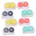 Solustre 8st contact lens container contact lens solution practical contact etui mirror container for contact lenses travel case for contact lens lens storage pp travel suitcase care