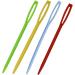 48pcs Large Eye Plastic Sewing Needles - Yarn & Safety Lacing Needles for Children's Crafts - 4 Colors - Buy Online on GoSupps.com