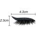 Coniya 4 Pairs Eyeliner Eyelash Patch - Universal Type Cosmetic Lastics - Black - Perfect for Stunning Eye Looks - Buy Online on GoSupps.com