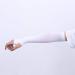 Premium Cycling Arm Sleeves - Sun Protection & Ice Silk Cuff Guard for Men & Women - White - Buy Online on GoSupps.com