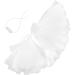 Amosfun Infant Tutu Skirt with Floral Headband | Baby Newborn Apparel Photography Prop | White | 17.5x12x0.1cm - Buy Online on GoSupps.com