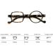 GEMSeven Retro Leopard Irregular Frame Square Round Reading Glasses for Elderly - Pink +1.5 | Stylish & Comfortable eyewear for Better Vision - Buy Online on GoSupps.com