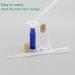 Rowiz 10ml Roll on Bottles for Essential Oils Glass Perfume Roller Bottles with Stainless Steel Ball Empty Essential Oil Bottles Set of 5 Clear & 5 Blue Clear+ Blue - Buy Online on GoSupps.com