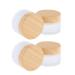 B Blesiya 4 pieces 50g glass jar empty cream glass jar ointment jar cosmetic jar cosmetic container with screw lid