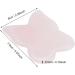 Shop Natural Rose Quartz Crystal Healing Massage Stone Butterfly Plate - Pink Jade Scraping Tool for Facial Care - Buy Online on GoSupps.com