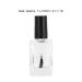 Nail Polish Bottle - 2.7 x 1 Inch Clear Glass Container - Perfect for Nails | International Shipping Available - Buy Online on GoSupps.com