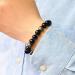 Blue Tiger's Eye Black Obsidian Hematite Bracelet | Triple Protection Crystal for Men & Women - Shop Now - Buy Online on GoSupps.com