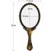 WikiMiu Hand Mirror - Retro Vintage Flower Pattern Handle - Perfect Gift for Women and Girls - Buy Online on GoSupps.com