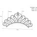 Mikinona Crown Side Hair Comb Rhinestone Hair Clip Girls Tiara Flower Girl Hair Accessories Girls Hair Accessories Wedding Comb Girls Hair Clips The Crown Bride Alloy Small Crown - Buy Online on GoSupps.com