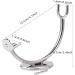 Lefeda Simply Men's Shaving Brush - Zinc Alloy Travel-Ready 8.7cm Silver Holder for Manual Shaving - Buy Online on GoSupps.com