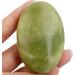 Rockcloud Oval Green Jade Worry Stone - Healing Crystal with Velvet Bag - Buy Online on GoSupps.com