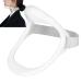 Nakylucy cervical support |Comfortable neck bandage for men cervical traction neck shoulder relaxer traction device to improve the head posture for home work school White band-neck support