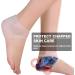2 Pairs Silicone Gel Heel Socks - Cracked Foot Skin Care Pressure Relief & Pain Reduction - 4 Pieces - Buy Online on GoSupps.com